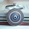 Turkish Evil Eye Keychain – Blue Nazar Keychain for Positive Energy